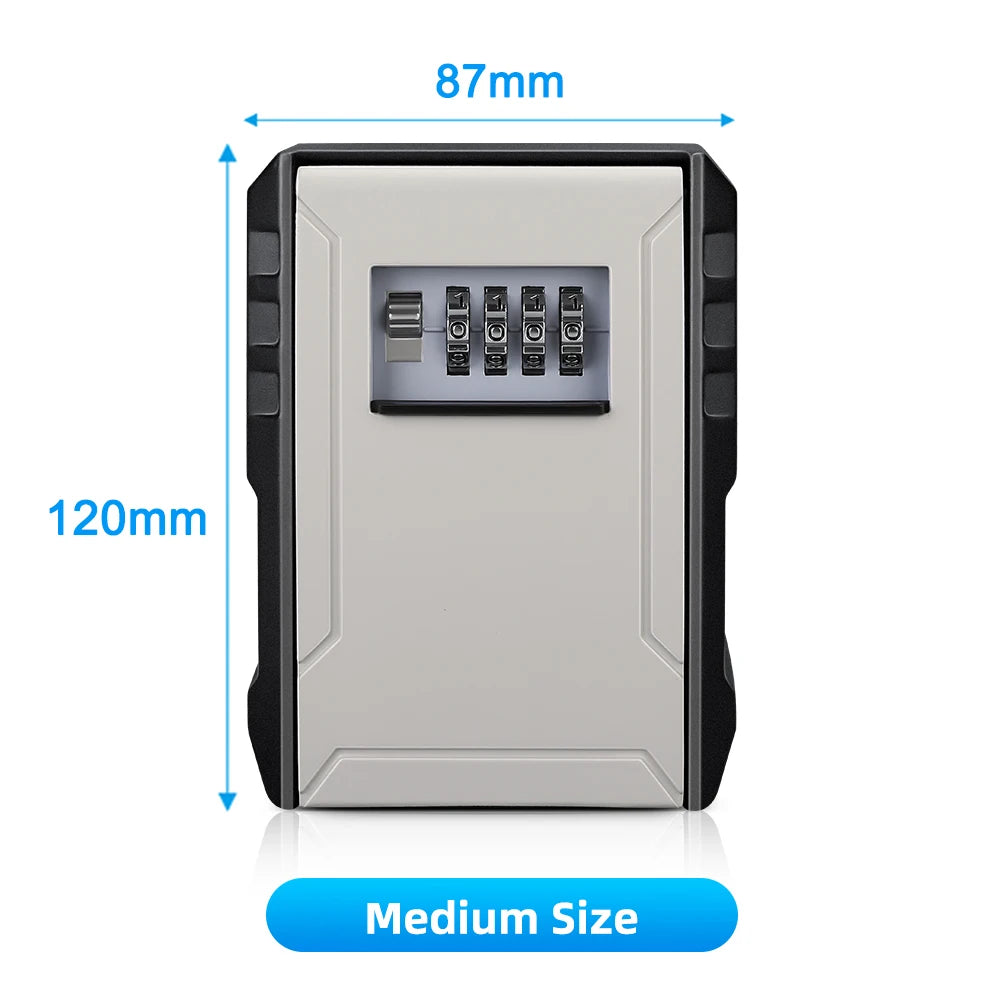Elecpow 4 Digits Password Key Box &ndash; Weatherproof Anti Theft 1PC Medium Size Box / CHINA