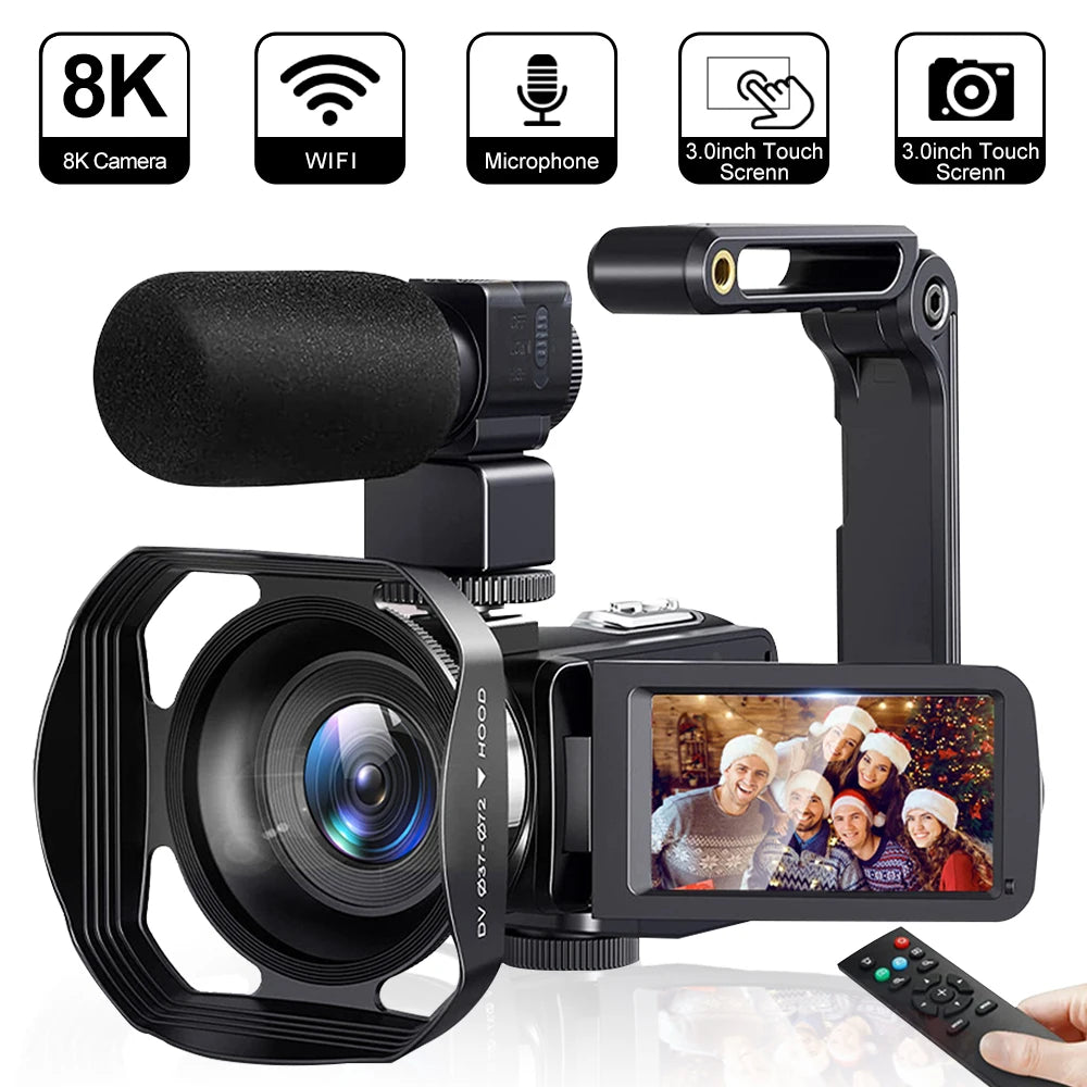 8K Video Camera &ndash; 64MP High-Definition Recording