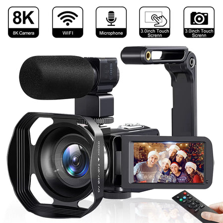 8K Video Camera &ndash; 64MP High-Definition Recording