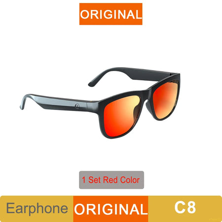 C8 Smart Sunglasses Earphones C8 Red