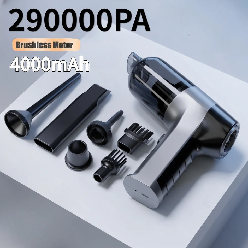 4 V 1 Bezdrôtový Auto Vysávač Ručný Bez Kábla Sacia