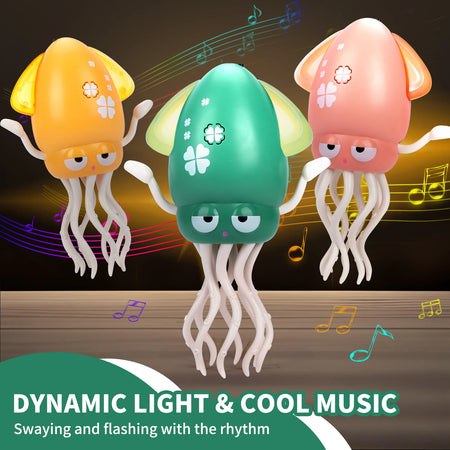 Dancing Squid Kids Electronic Pet Toy &ndash; Interactive Educational Fun