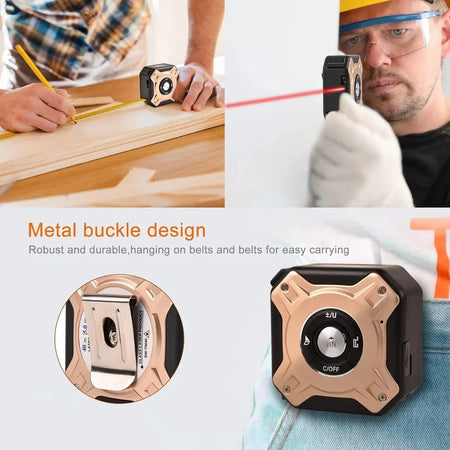 3 In 1 Laser Measuring Tool 40/60M &ndash; Dual Tape Laser