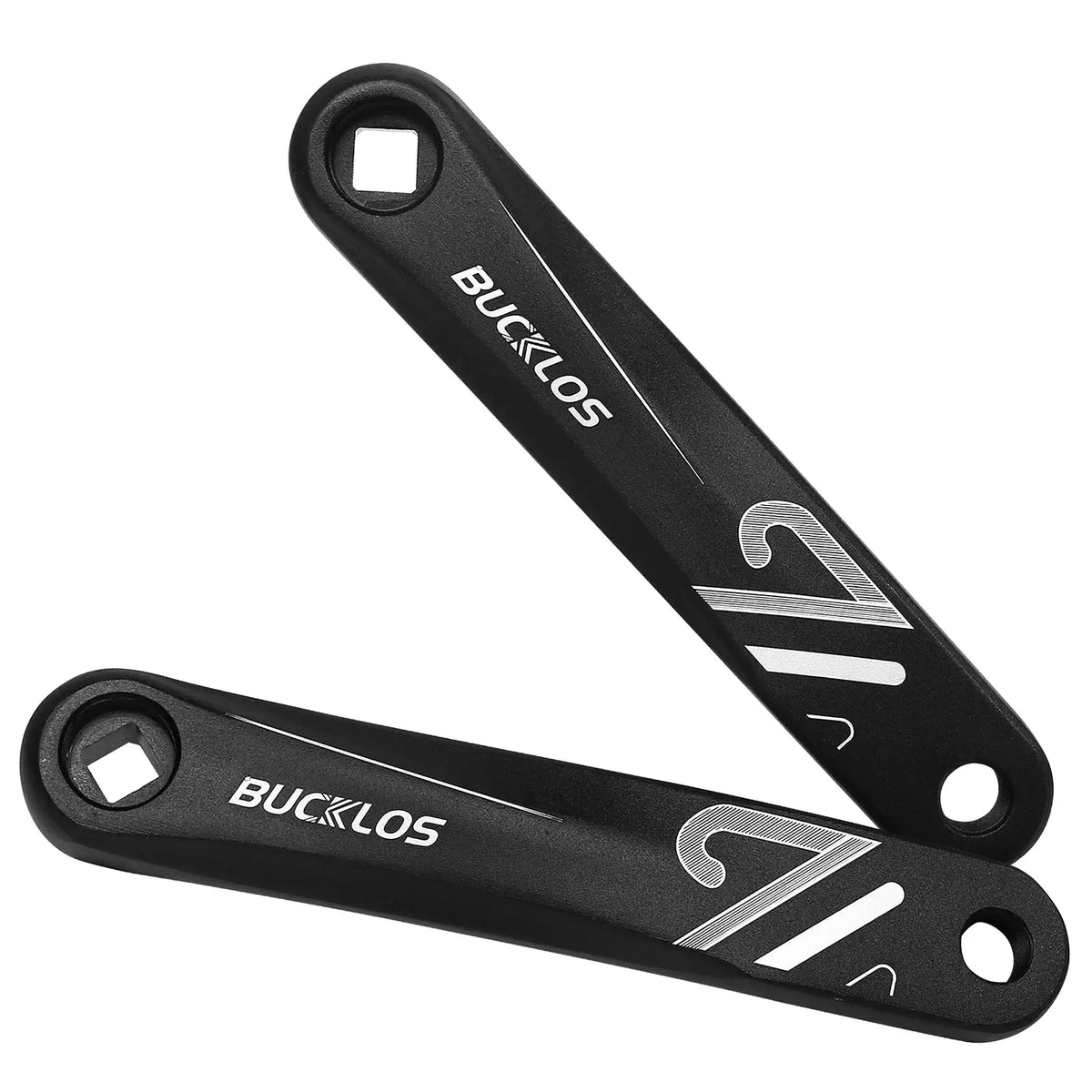 BUCKLOS Bicycle Replacement Crank Arm Square Spline Hole Left Cranks Exercise Bike Crank E-bike Dynamic Bicycles Crankset by InterCyprus Trading Ltd