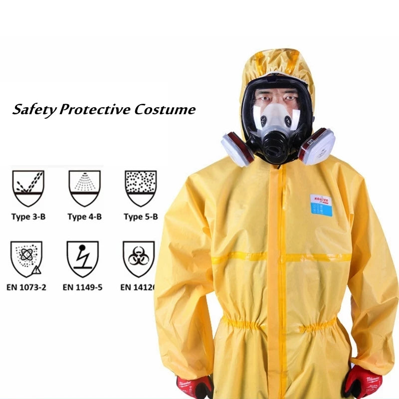 Chemical Protective Suit Coverall &ndash; Acid Alkali Resistant
