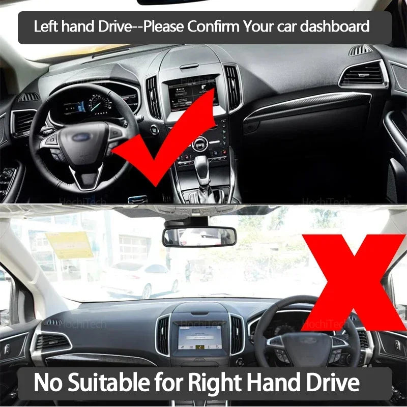 Pad antiderapant pentru tabloul de bord Ford Edge 2015-2020 covor de protecție