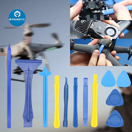 12 in 1 Plastic Blade Crowbar Spudger Kit for iPhone &amp; Tablet Repair