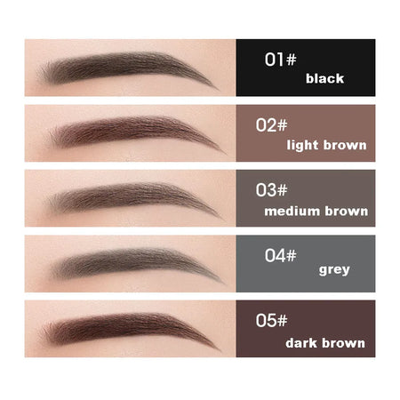 5 Colors Eyebrow Cosmetics Pencil &ndash; Waterproof Long Lasting Formula
