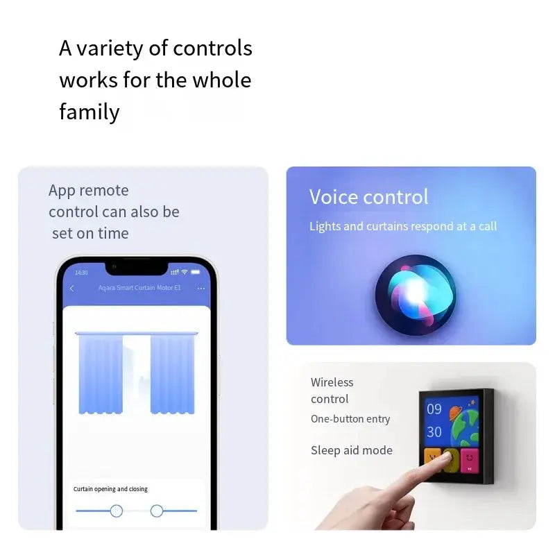 Aqara Smart Touch Switch S1E Wifi Panel With Neutral Wire And Homekit Support by InterCyprus Trading Ltd