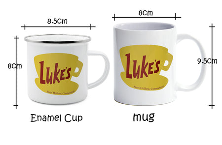 Luke's Diner Enamel Mug - Reusable Eco Friendly Cup