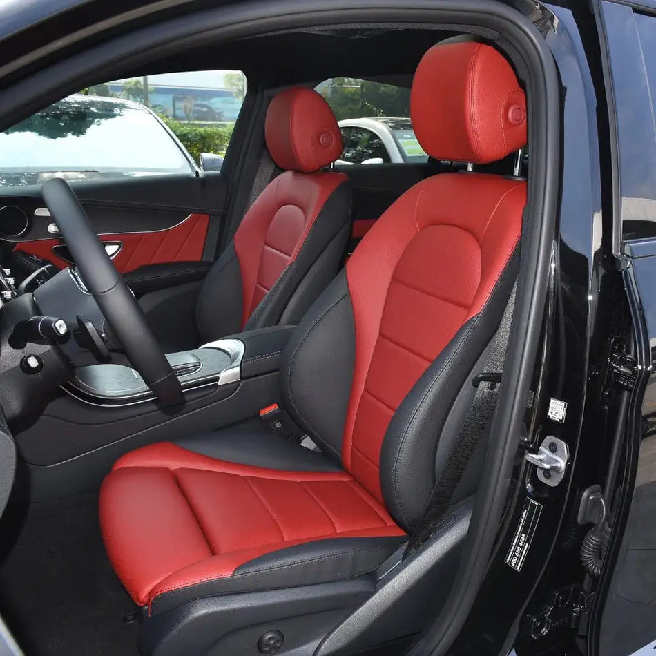 Set di coprisedili personalizzati in pelle Nappa per Mercedes GLC Coupe