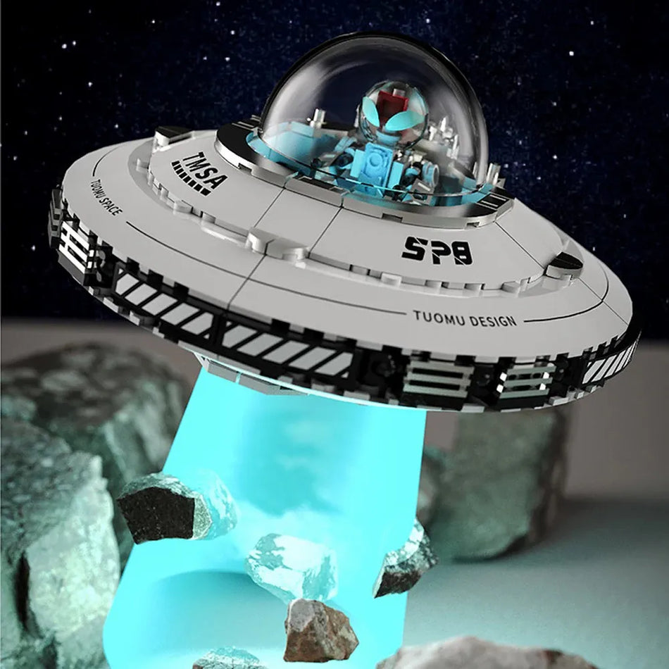 Technical Spaceship Space UFO Building Sets &ndash; 601 Pieces