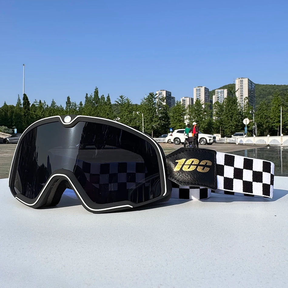 Unisex-moottoripyörälasit monilla linsseillä motocross-pyörä ATV-hiihto