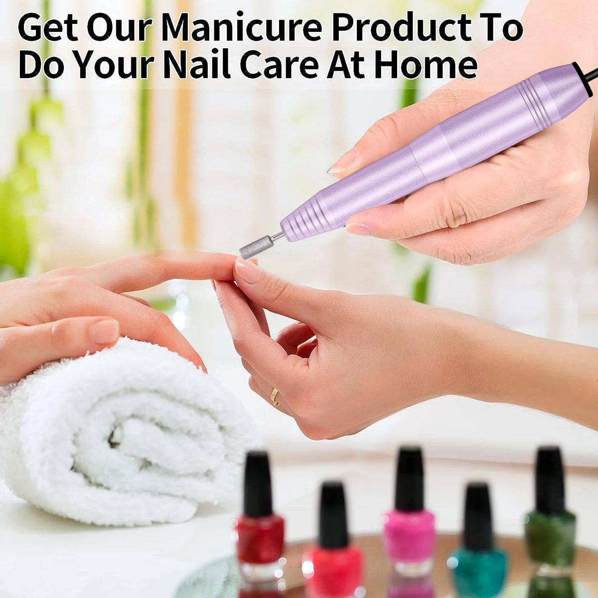 Yikoolin Electric Nail Drill &ndash; Portable Mini Nail Drill