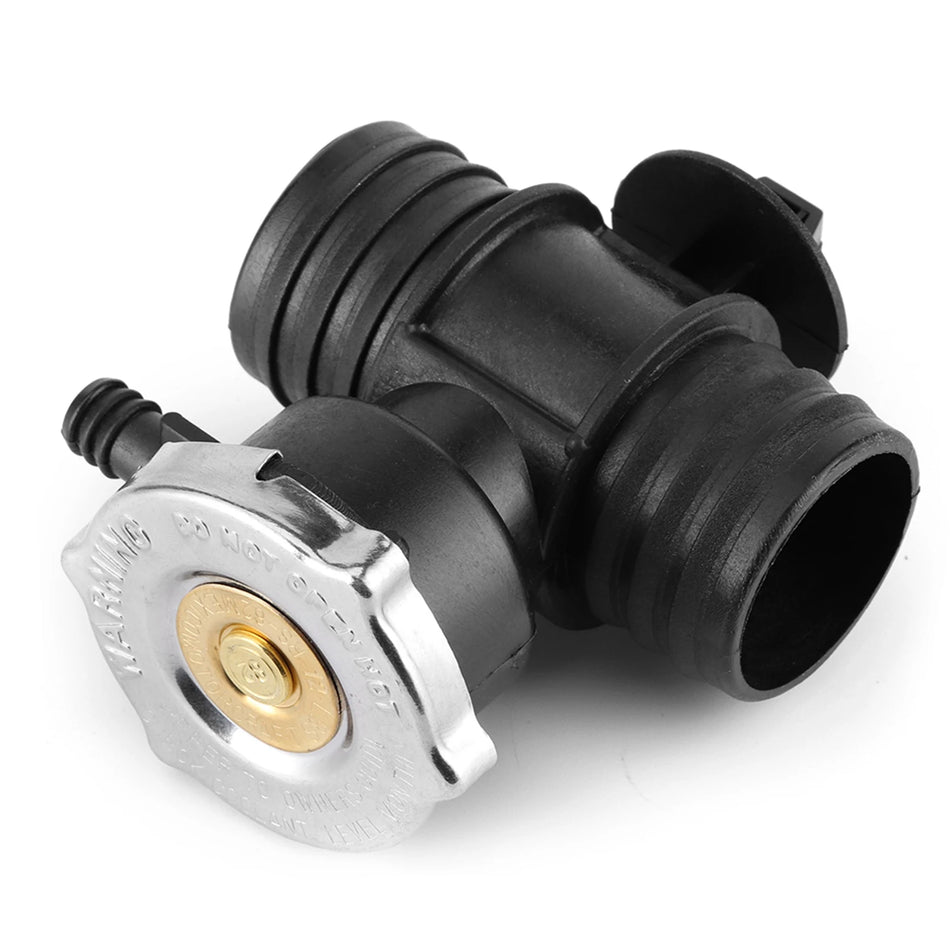 Radiator Cap With T Branch Water Pipe Kit For Jeep Compatible Engine Cooling Valve Premium Plastic Construction