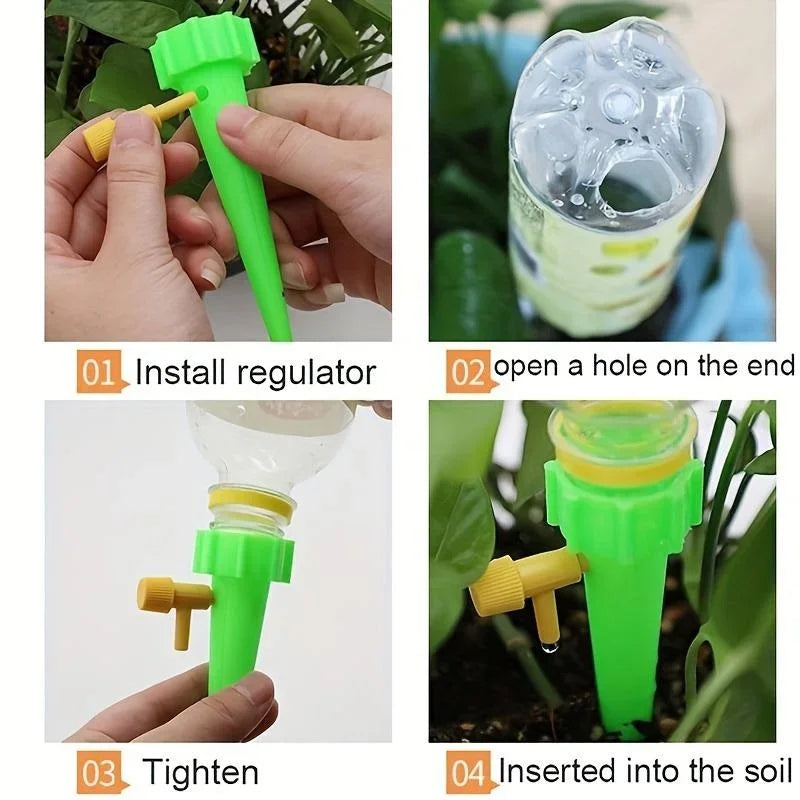 10PCS Automatic Drip Irrigation System for Home and Garden
