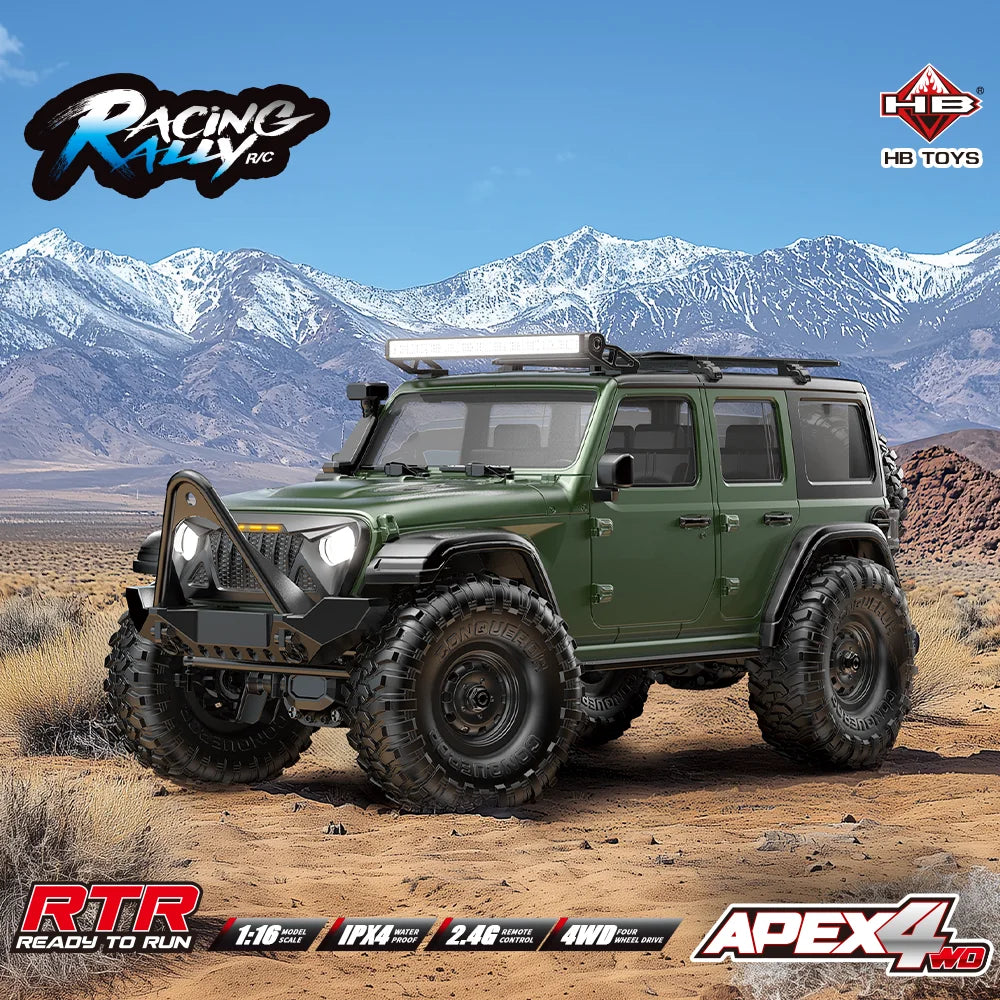 HB R1601 RC Car 1:16 4WD Off Road Model &ndash; LED Lights