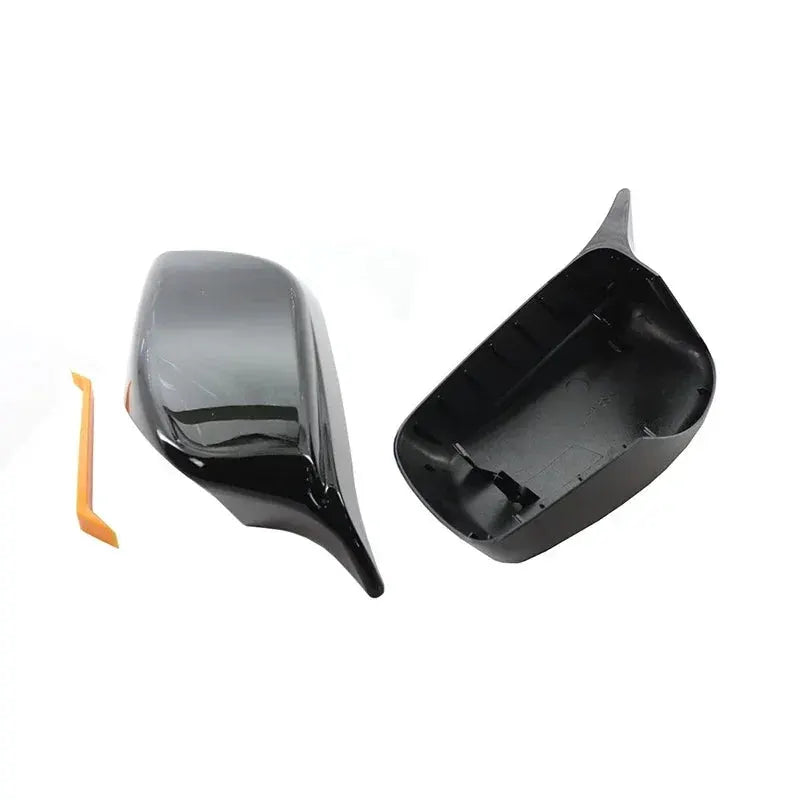 2PCS Car Rearview Side Mirror Cover Caps For BMW E60 E61 E63 E64 2003 2004 2005 2006 2007 2008 M Style Replacement Side Mirror by InterCyprus Trading Ltd