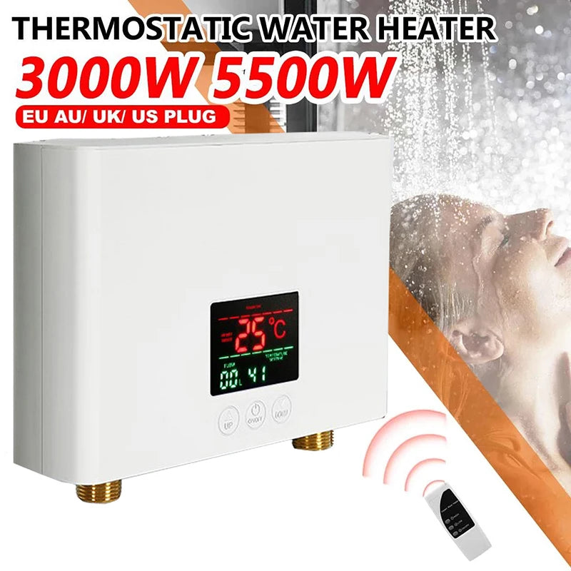 Instantní ohřívač vody 110V 220V 3000W 5500W nástěnný