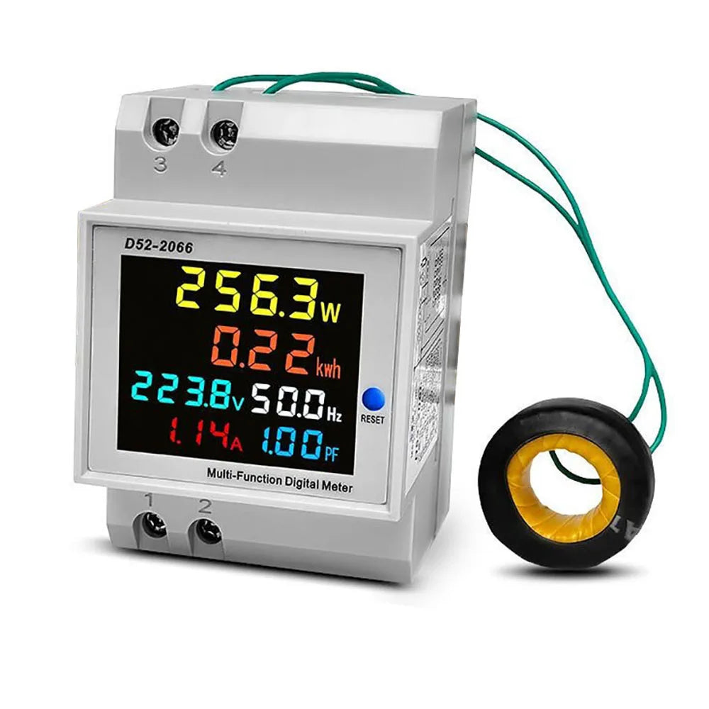 6IN1 Din Rail AC Monitor &ndash; Multi-Voltage Measurement Capability