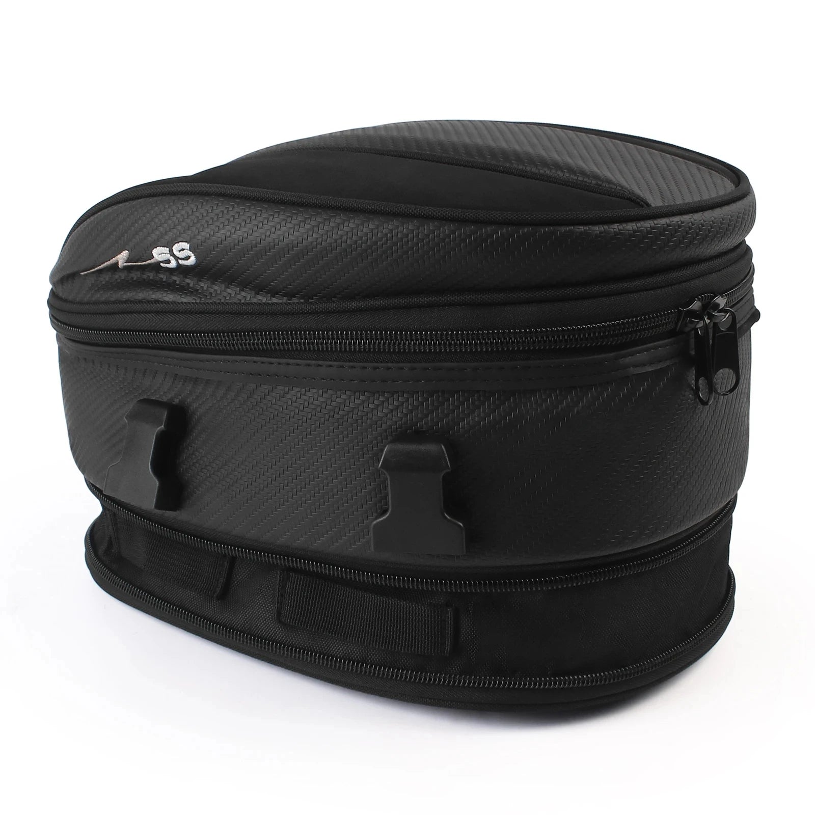 Motorcycle Universal Black Seat Tail Bag &ndash; Waterproof 1680D Material