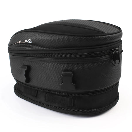 Motorcycle Universal Black Seat Tail Bag &ndash; Waterproof 1680D Material