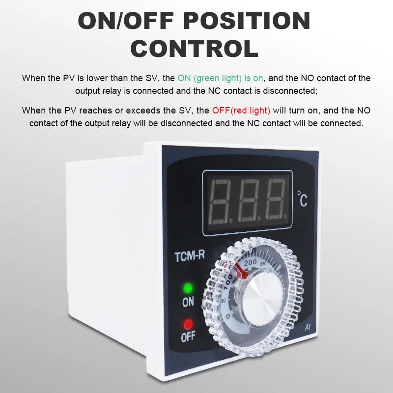 AC220V Knob Type Digital Thermostat &ndash; Easy Temperature Control