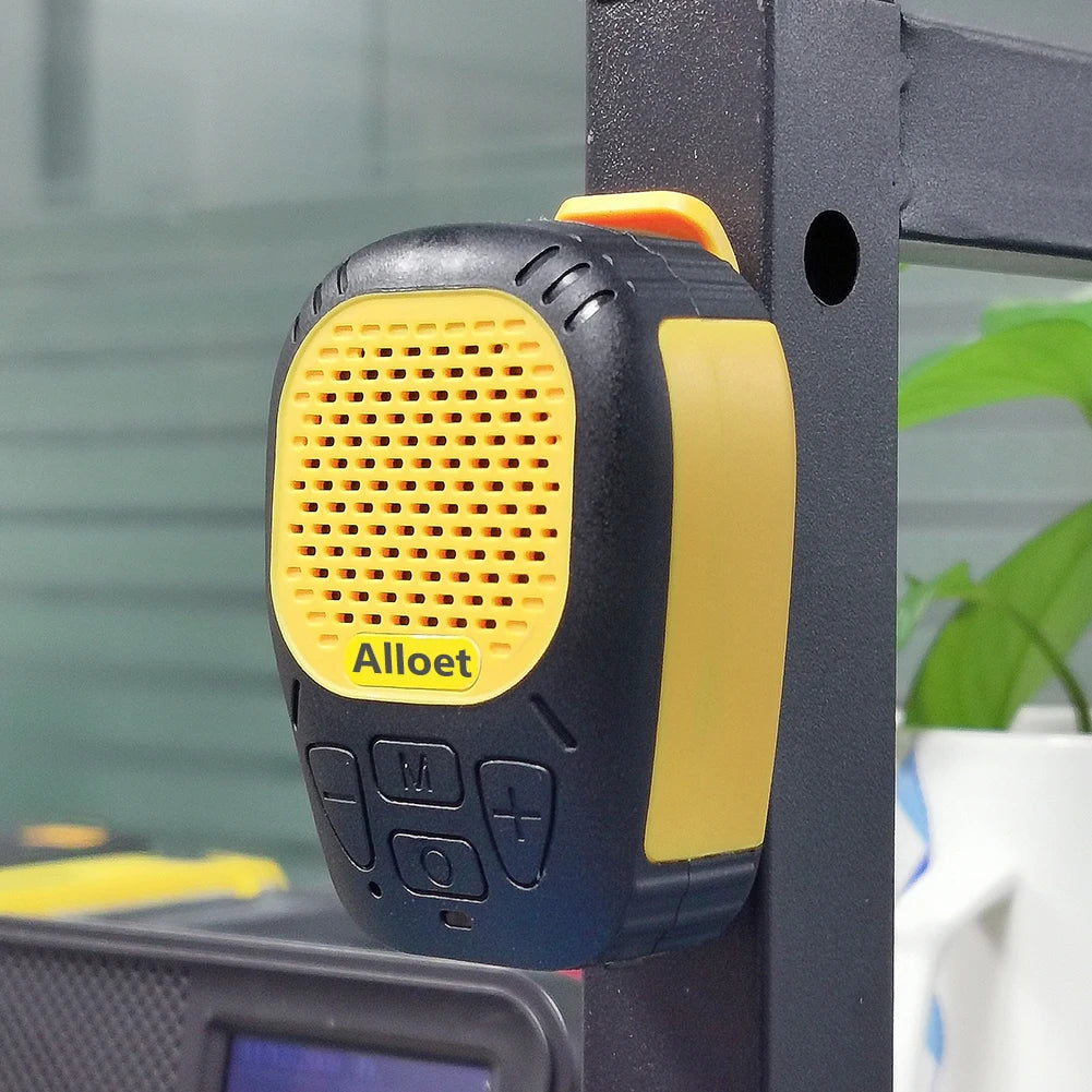 Wearable Waterproof Bluetooth 5.3 Speaker with Magnetic Clip and Mic