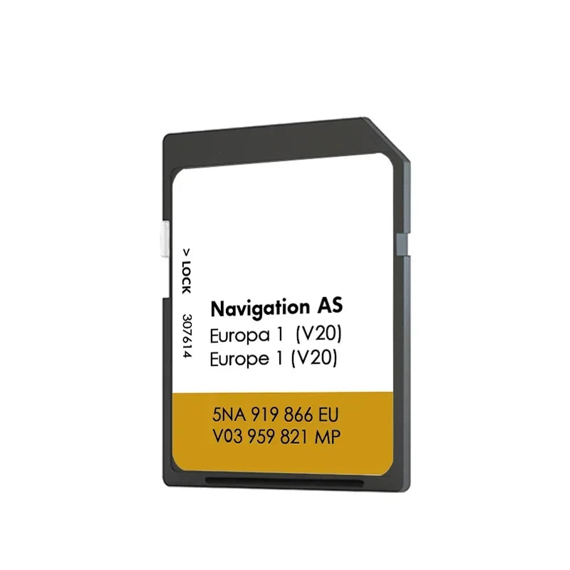 UK Europa SD Card 32GB Navigation GPS Map 2025 &ndash; EU Map for VW AS V20