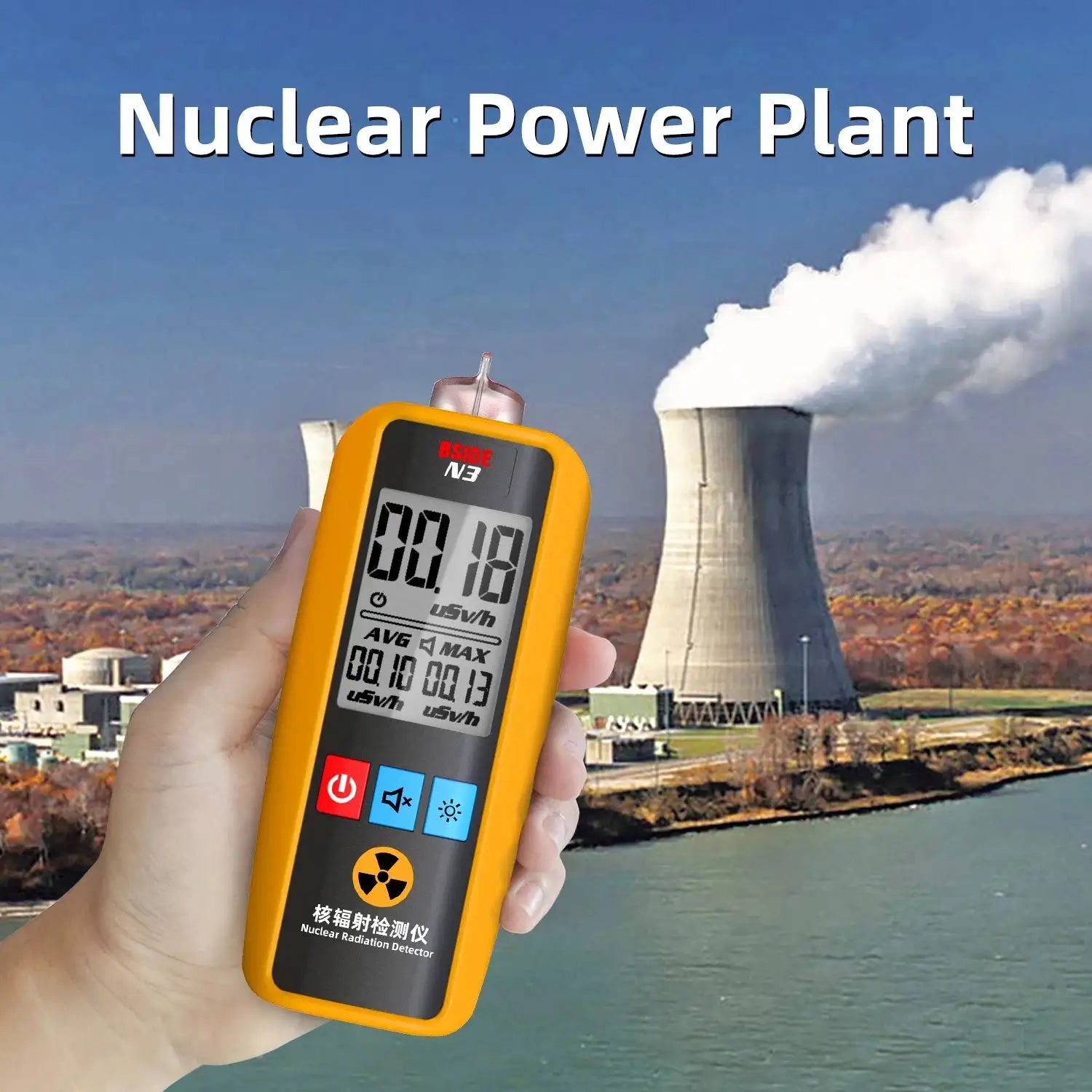 Portable Geiger Counter Personal Radiation Dosimeter