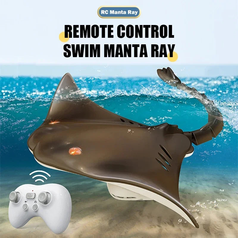 2.4G Remote Control Manta Ray Toy - Waterproof Pool Fun