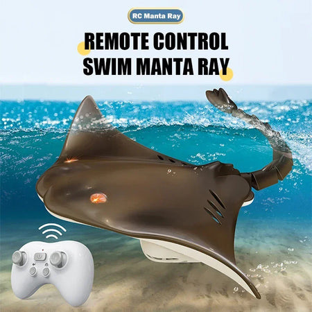 2.4G Remote Control Manta Ray Toy - Waterproof Pool Fun