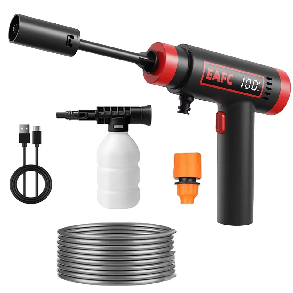 Cordless High Pressure Water Gun 12K mAh For Car Cleaning