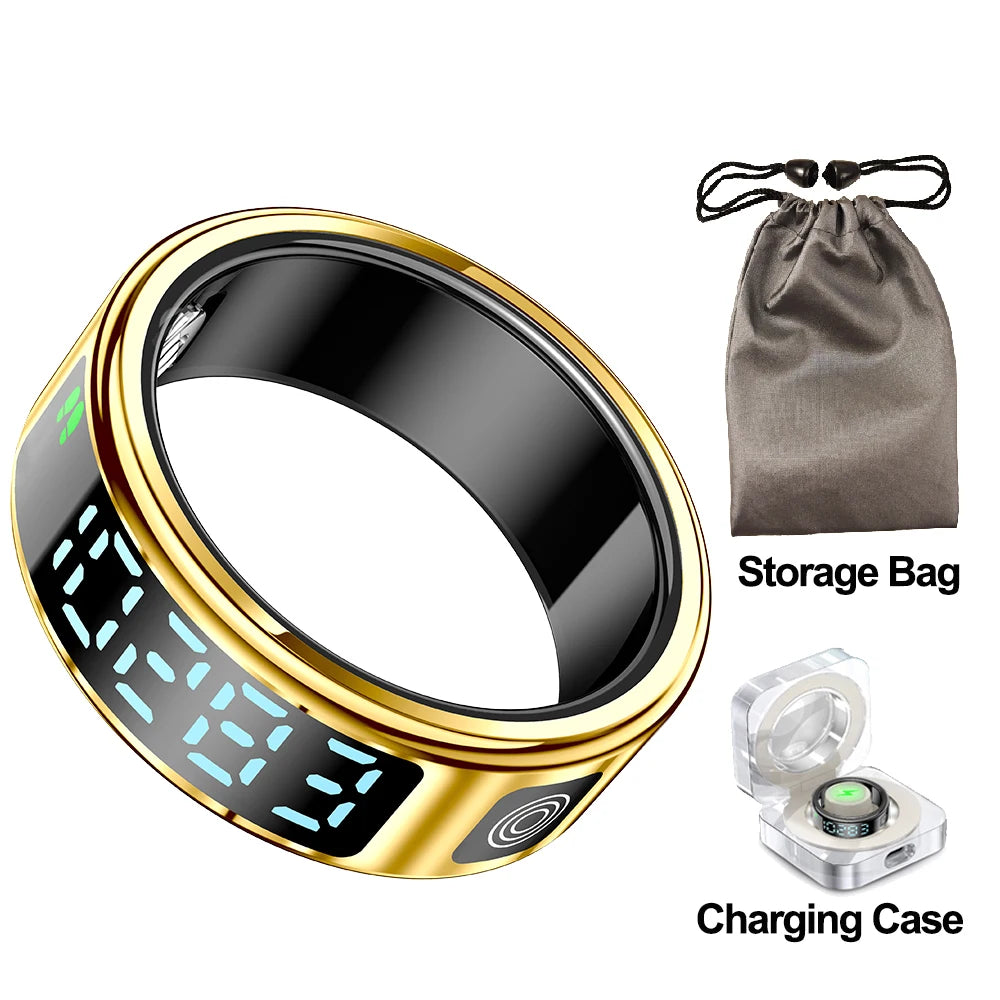 2025 SR08 Smart Ring with LED Display add bag 2 / 8