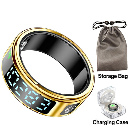 2025 SR08 Smart Ring with LED Display add bag 2 / 8