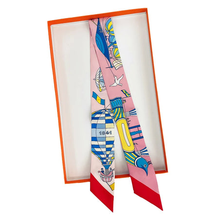 Skinny Mulberry Silk Scarf &ndash; Luxurious Versatility for Everyday Elegance Color-06 / 5X85 CM / CHINA