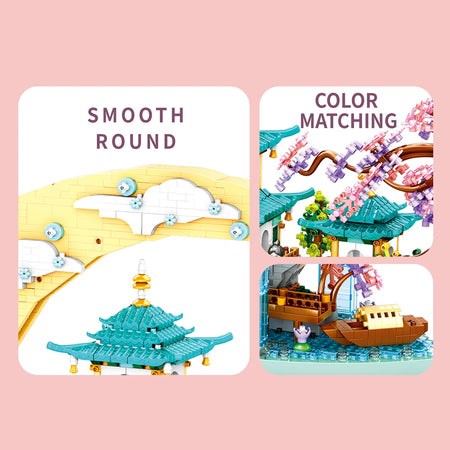 Chinese Architecture Building Block Set &ndash; Creative DIY Assembly Fun