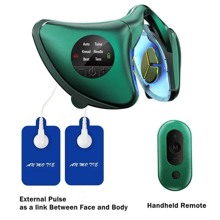 2025 Smart Facial Massager - V Shaped Lift And Tighten Green