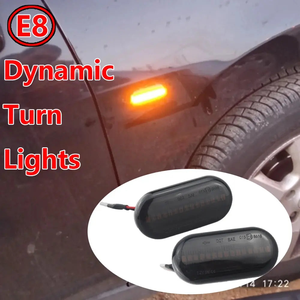 For Renault Clio 1 2 KANGOO MEGANE ESPACE TWINGO MASTER Led Dynamic Side Marker Turn Signal Light for Nissan Opel Smart FORTWO by InterCyprus Trading Ltd