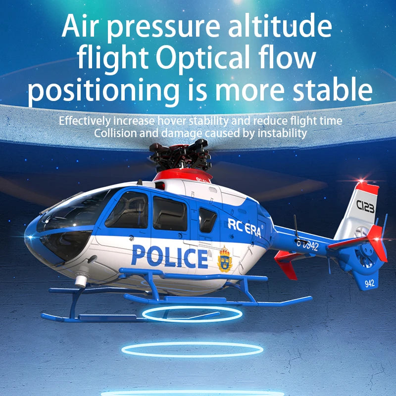 C123 6CH RC Helicopter EC135 &ndash; Ultra Stable Flight