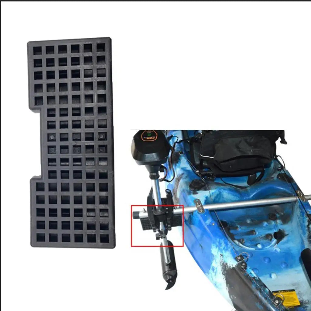 Kayak Motor Mount Kit - Durable Trolling Block Board Accessory