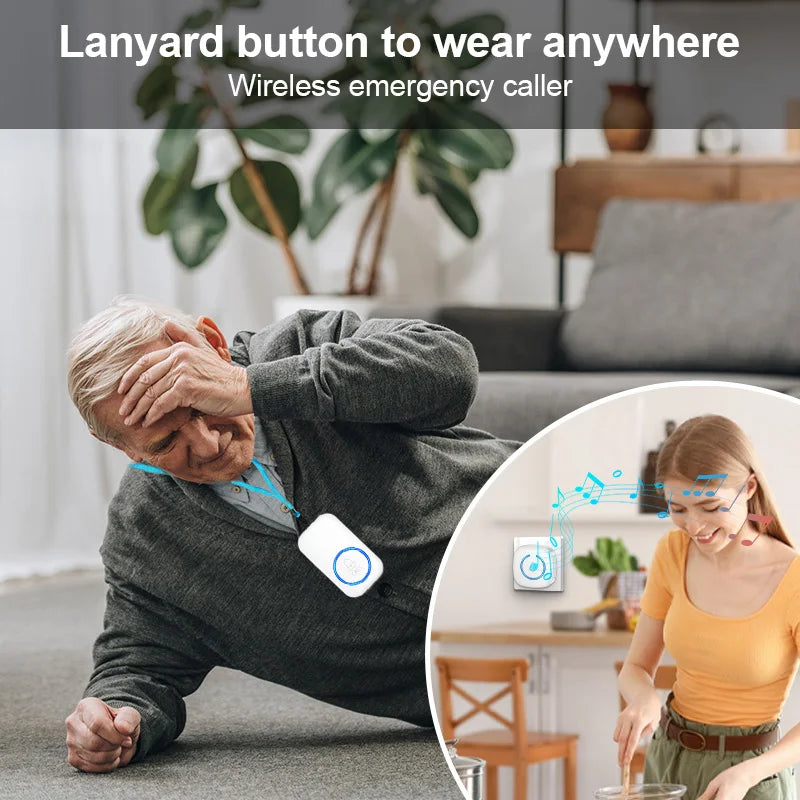 CP06 Wireless SOS Lanyard Call Button &ndash; One Touch Help