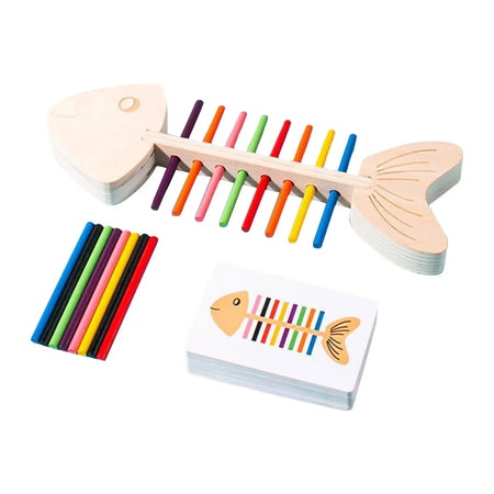 Color Matching Educational Montessori Toy for Kids Aged 3+ - Enhance Hand-Eye Coordination &amp; Cognitive Development A