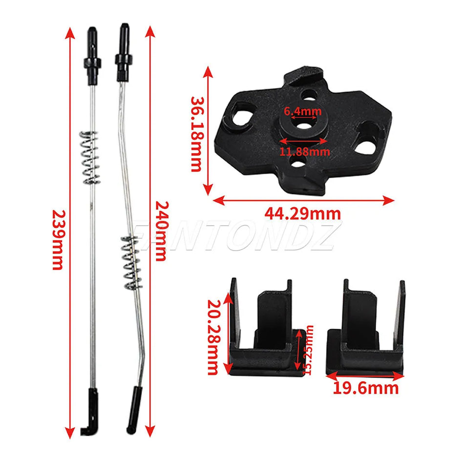 Kit de reparación de pestillo de ventana deslizante para VW T5 T6 Transporter