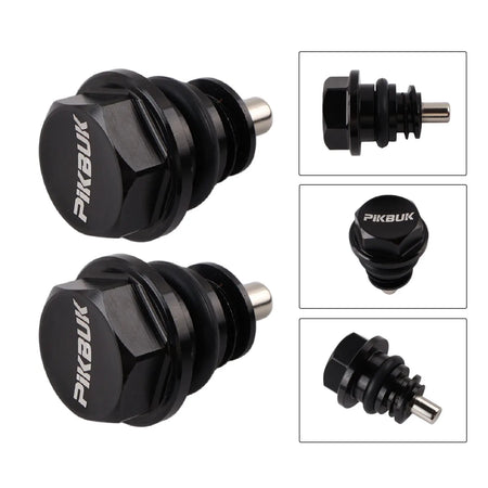 PIKBUK Aluminium Magnetic Oil Sump Pan Drain Plug For Vw Audi Ea888 3 Gen 1.8t 2.0t, 06L103801H by InterCyprus Trading Ltd