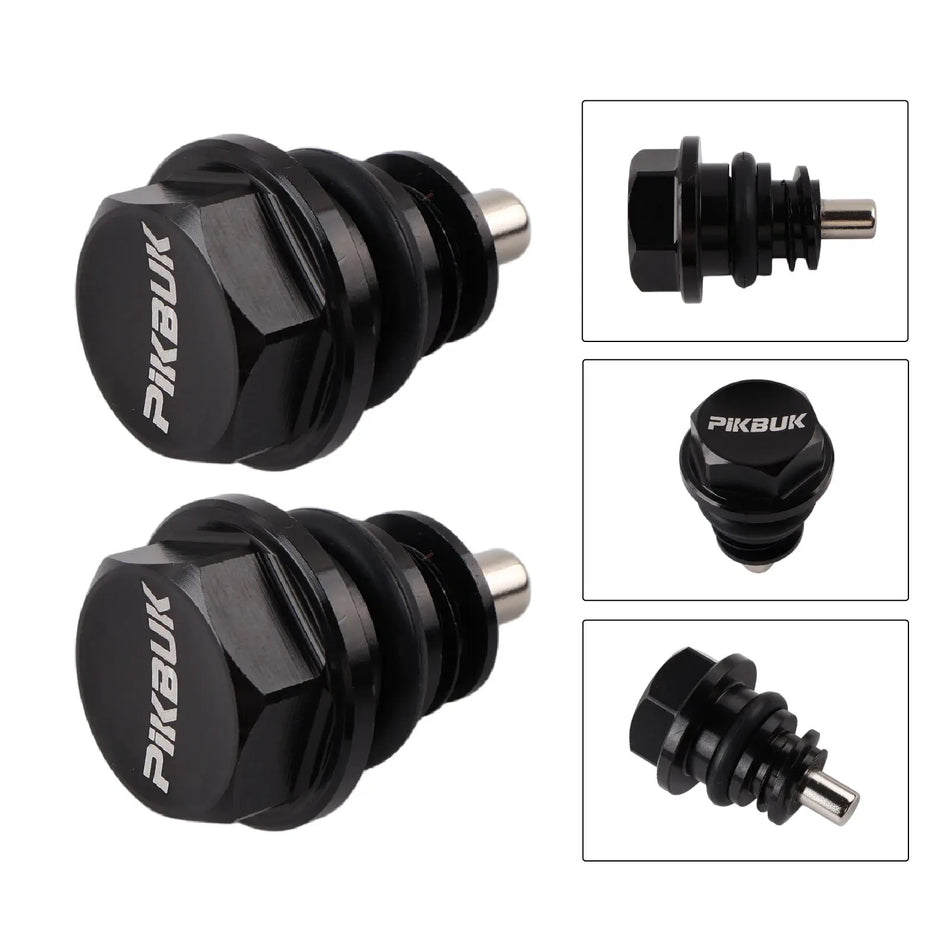PIKBUK Aluminium Magnetic Oil Sump Pan Drain Plug For Vw Audi Ea888 3 Gen 1.8t 2.0t, 06L103801H by InterCyprus Trading Ltd
