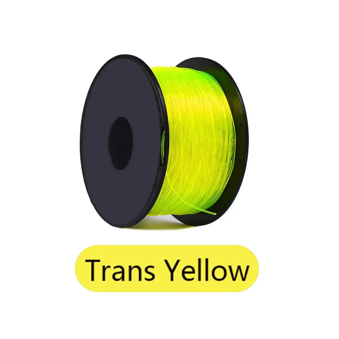TPU 3D Printer Flexible Filament 250g 80M &ndash; High Strength Trans yellow