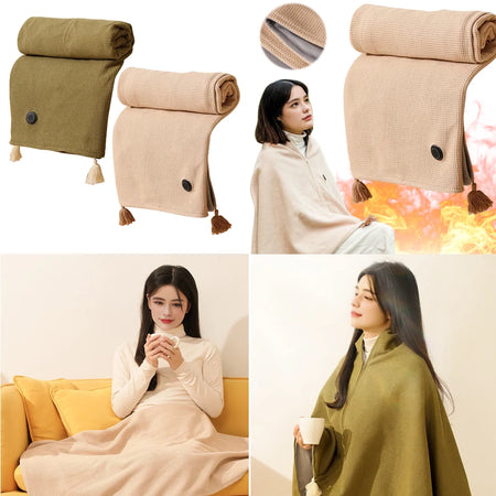 Wearable Heating Electric Blanket Shawl &ndash; Fast Heating