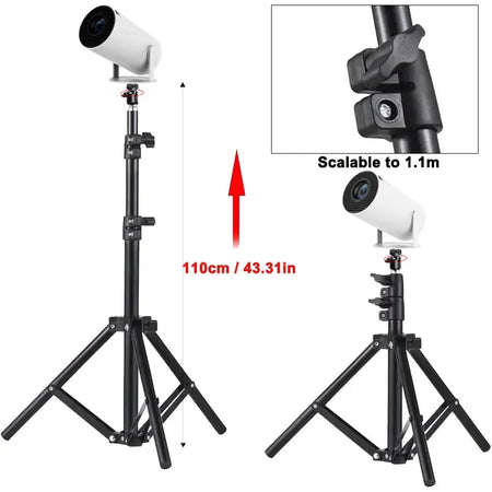 DITONG 110cm Universal Portable Tripod Stand for magcubic Projectors