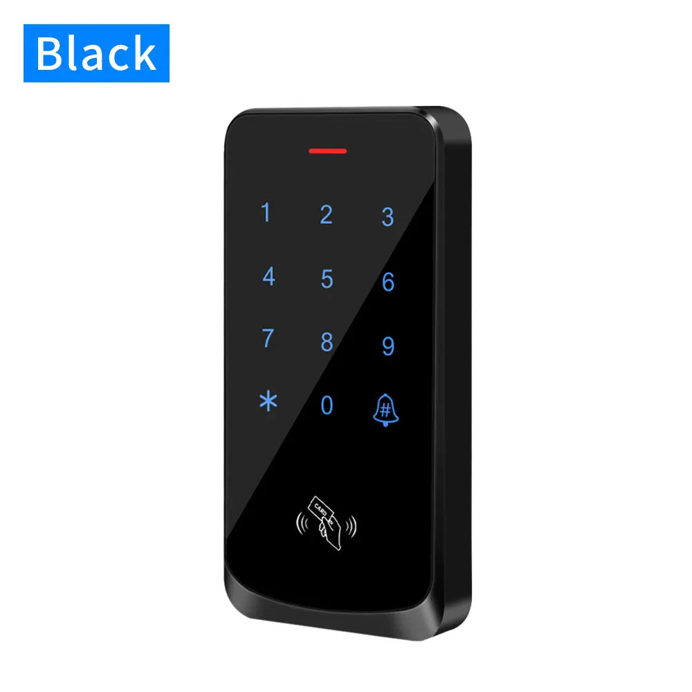 TF9S &ndash; IP67 Waterproof RFID EM Door Lock With Backlit Screen T9S-EM-W black